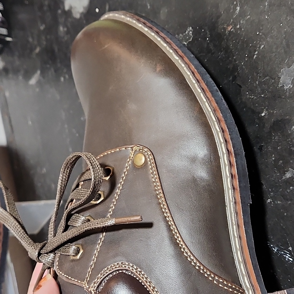 MOUNTAIN CREEK Lace Tie Steven Shoe Brown 12M - Picture 4 of 14